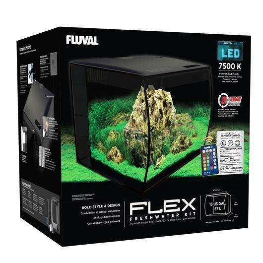 Fluval Flex Aquarium 57 Litre Black For Sale,